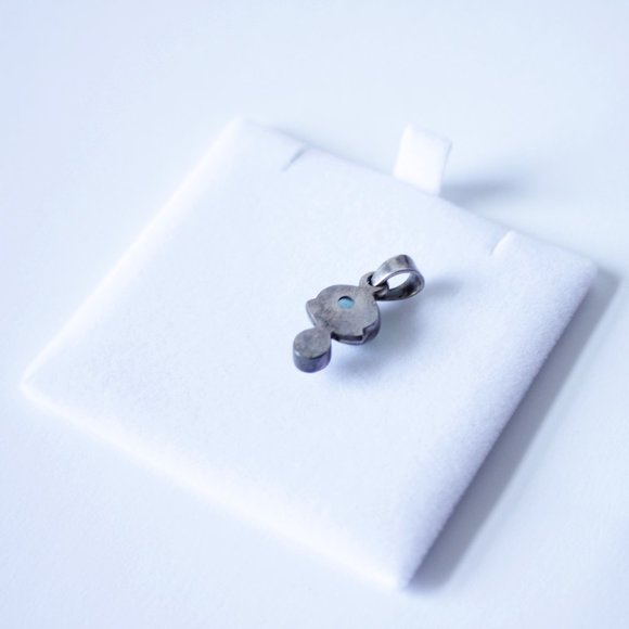 • the vtg stacked gemstone pendant - Picture 6 of 7